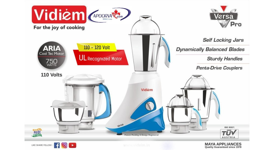 Vidiem VERSA Pro (5 Jars) with Juicer